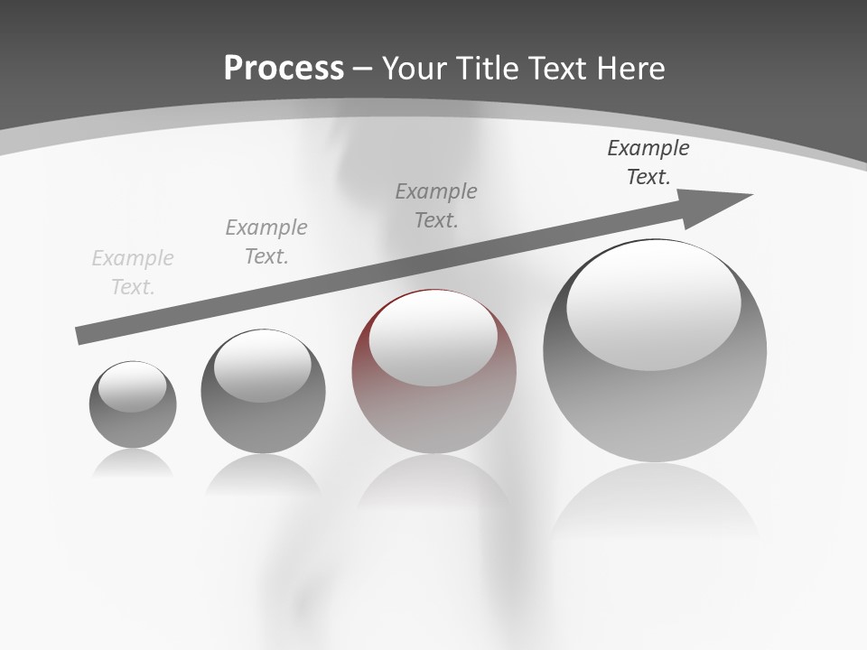 Shape Curtain Finger PowerPoint Template