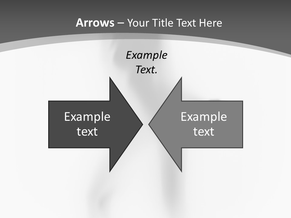 Shape Curtain Finger PowerPoint Template