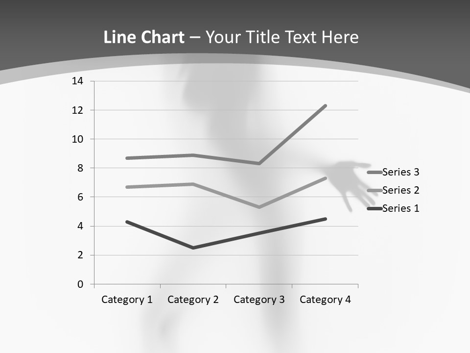 Shape Curtain Finger PowerPoint Template