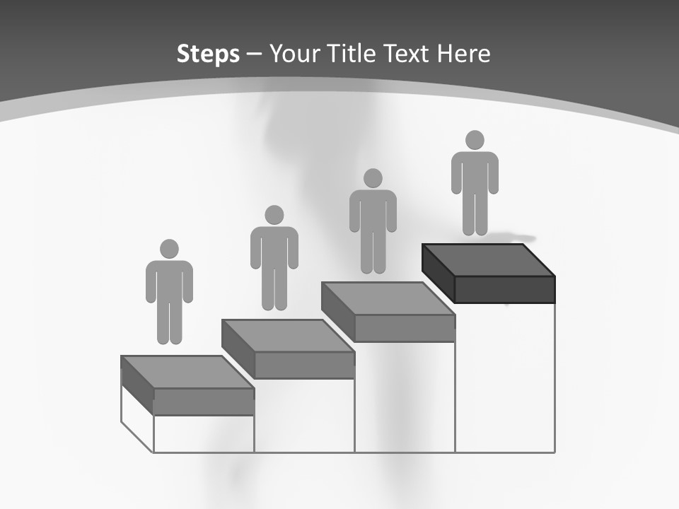 Shape Curtain Finger PowerPoint Template