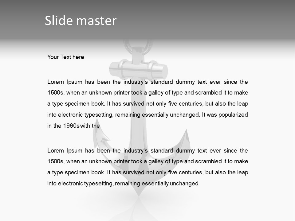 Safe Vessel Part Boat PowerPoint Template