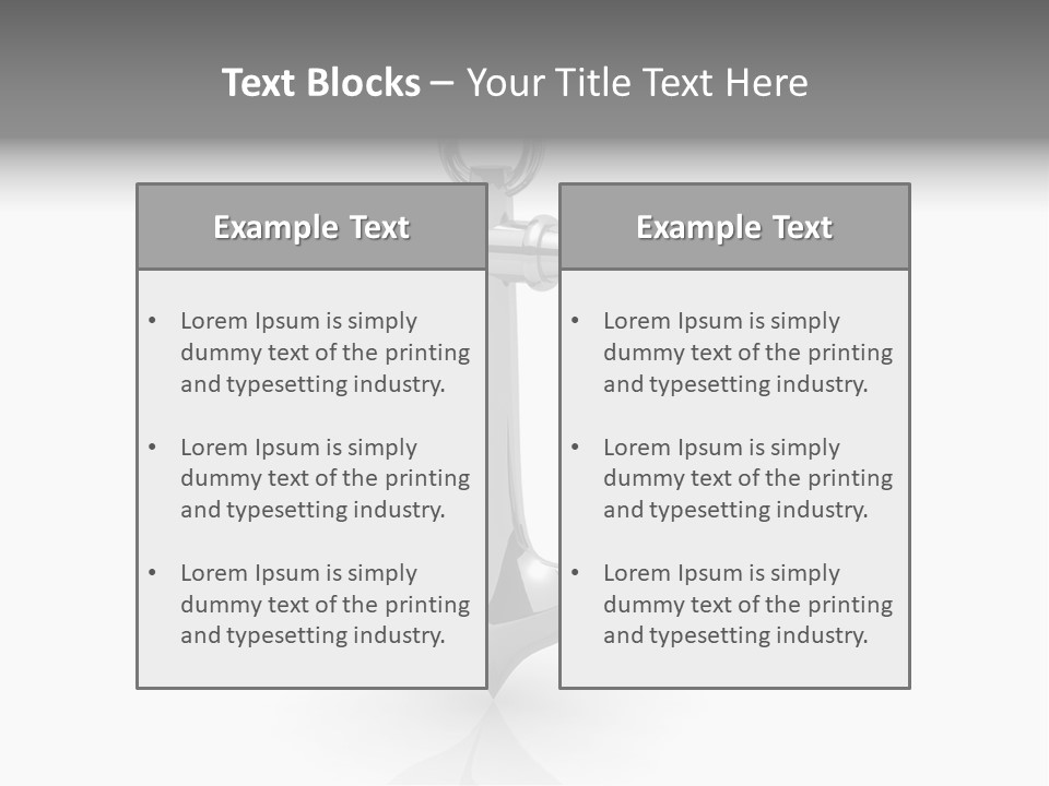 Safe Vessel Part Boat PowerPoint Template