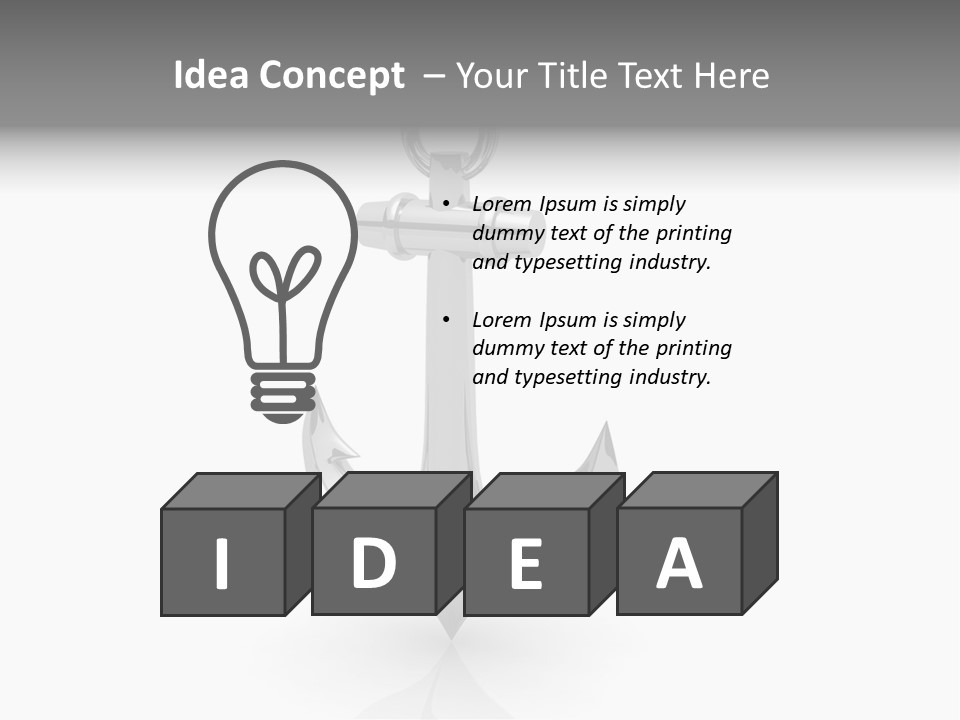 Safe Vessel Part Boat PowerPoint Template