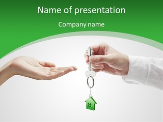 Person Gray Home PowerPoint Template