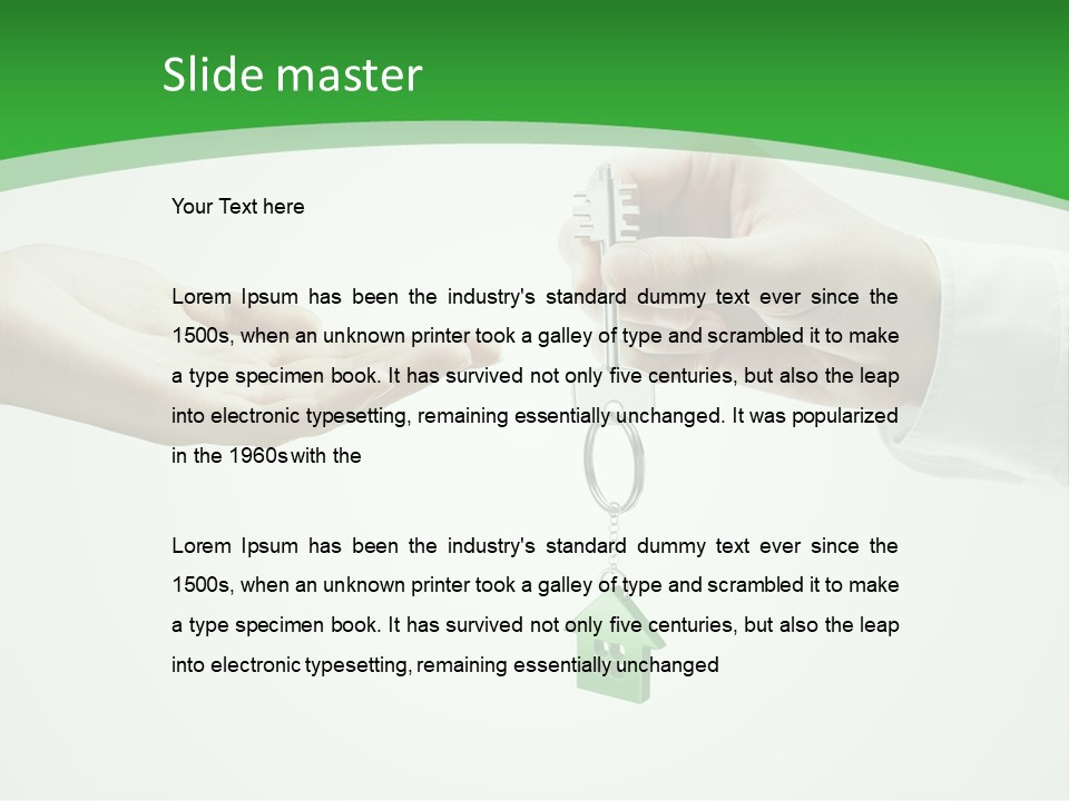 Person Gray Home PowerPoint Template