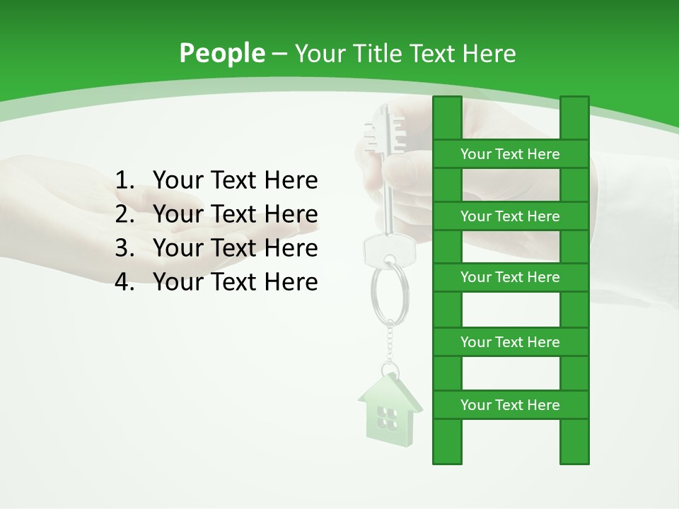 Person Gray Home PowerPoint Template
