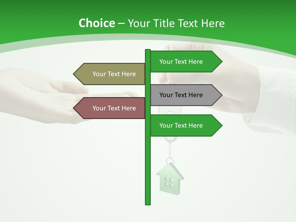 Person Gray Home PowerPoint Template