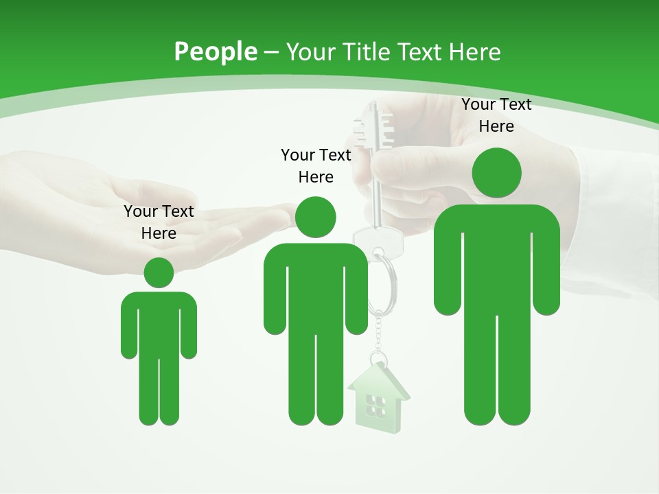 Person Gray Home PowerPoint Template