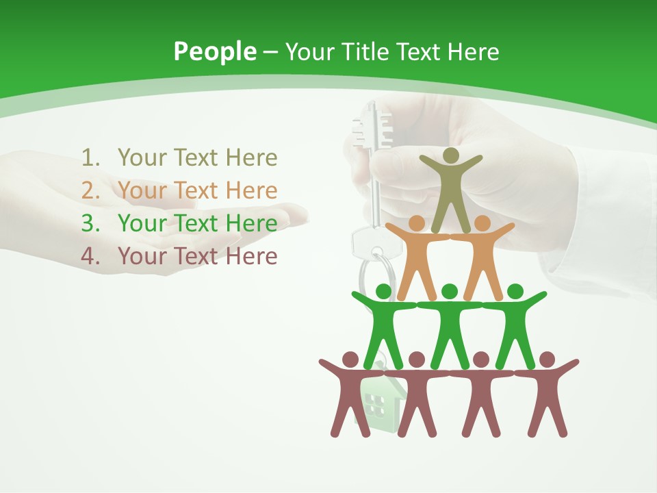 Person Gray Home PowerPoint Template