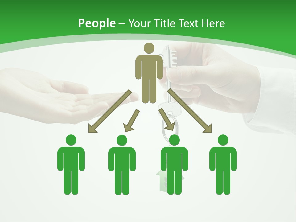 Person Gray Home PowerPoint Template