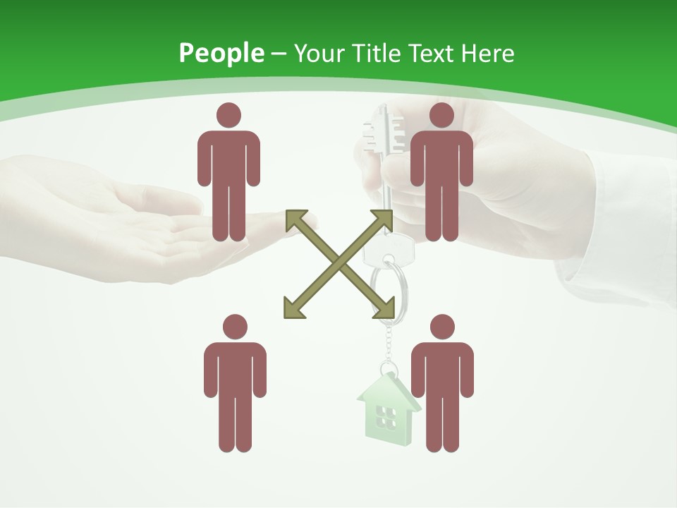 Person Gray Home PowerPoint Template