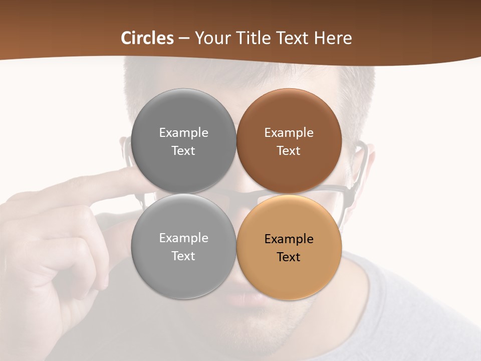 Losing Sight Portrait Human PowerPoint Template