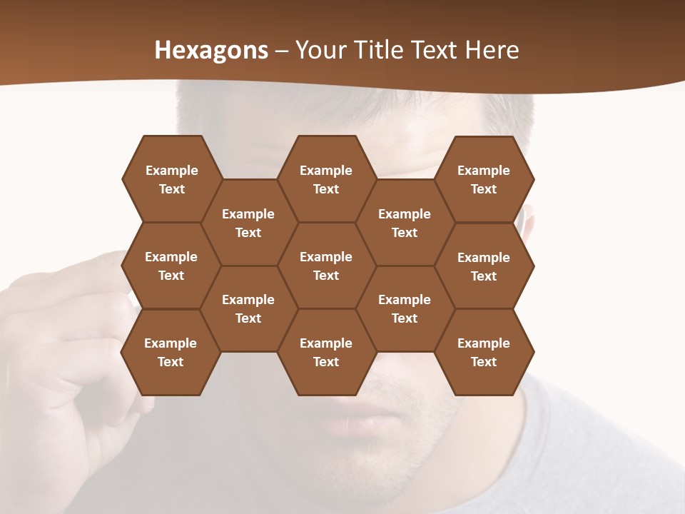 Losing Sight Portrait Human PowerPoint Template