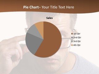 Losing Sight Portrait Human PowerPoint Template