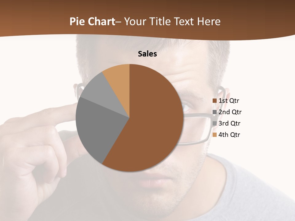 Losing Sight Portrait Human PowerPoint Template