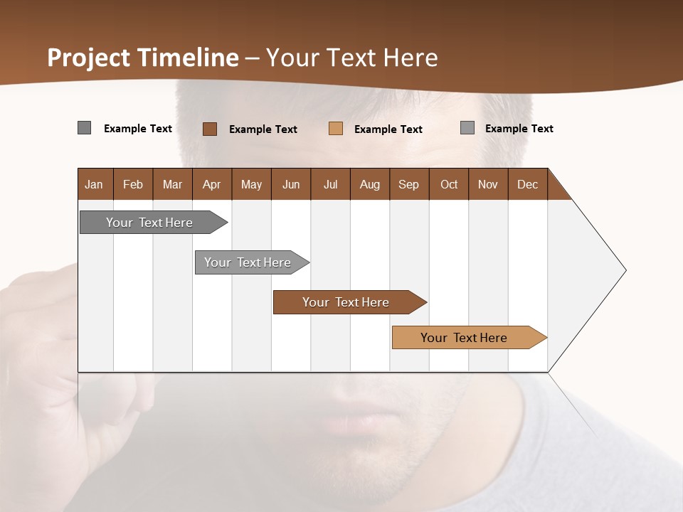 Losing Sight Portrait Human PowerPoint Template