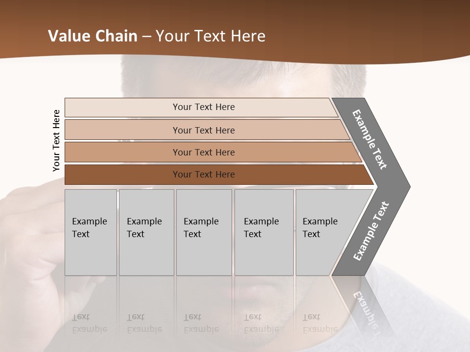 Losing Sight Portrait Human PowerPoint Template