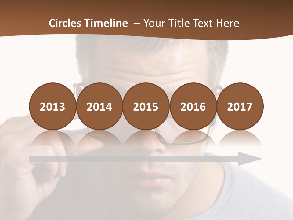 Losing Sight Portrait Human PowerPoint Template