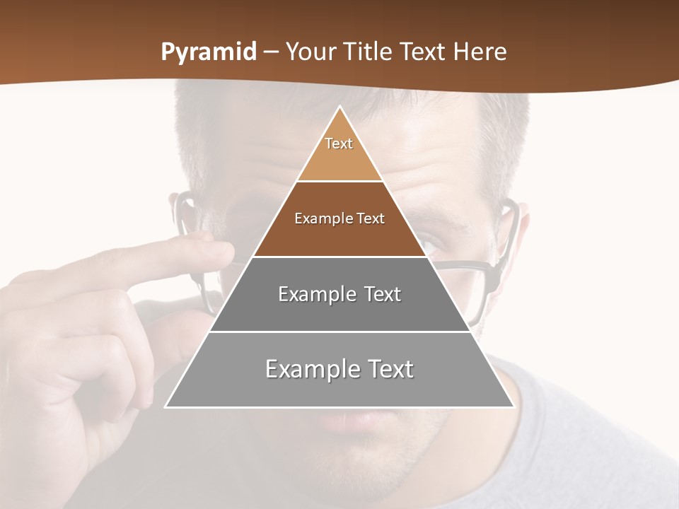 Losing Sight Portrait Human PowerPoint Template