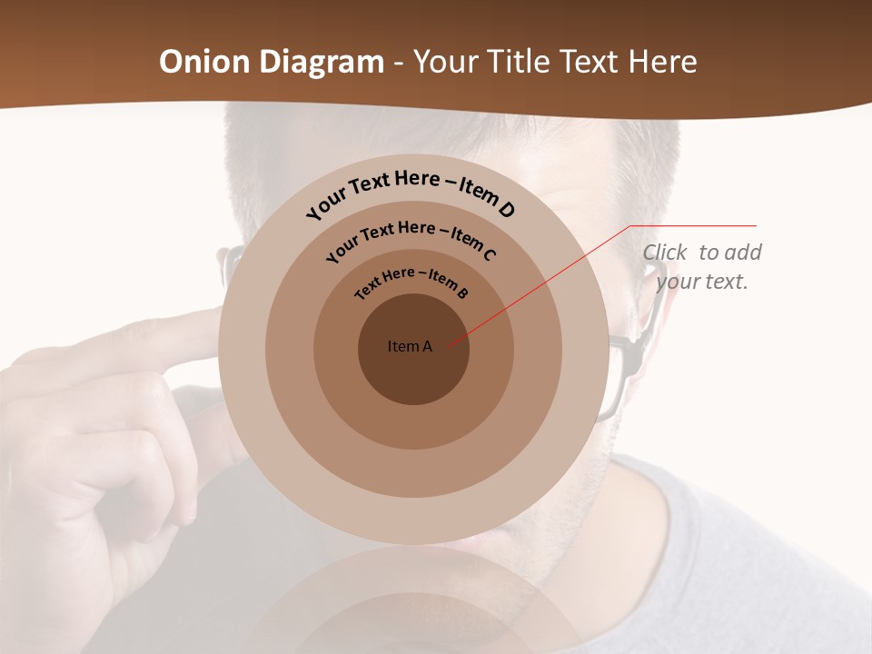 Losing Sight Portrait Human PowerPoint Template
