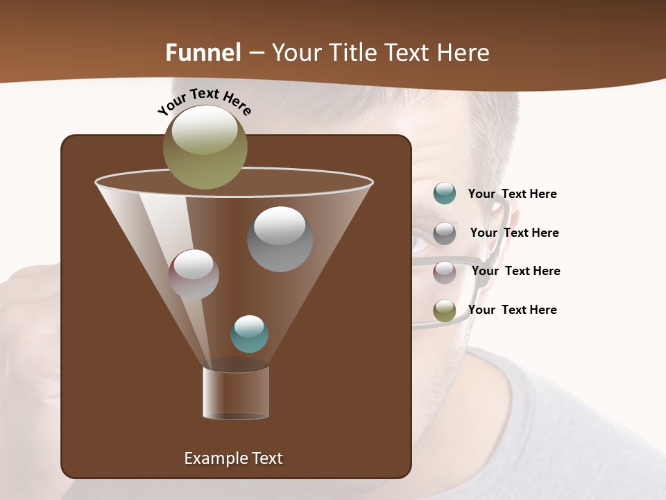 Losing Sight Portrait Human PowerPoint Template