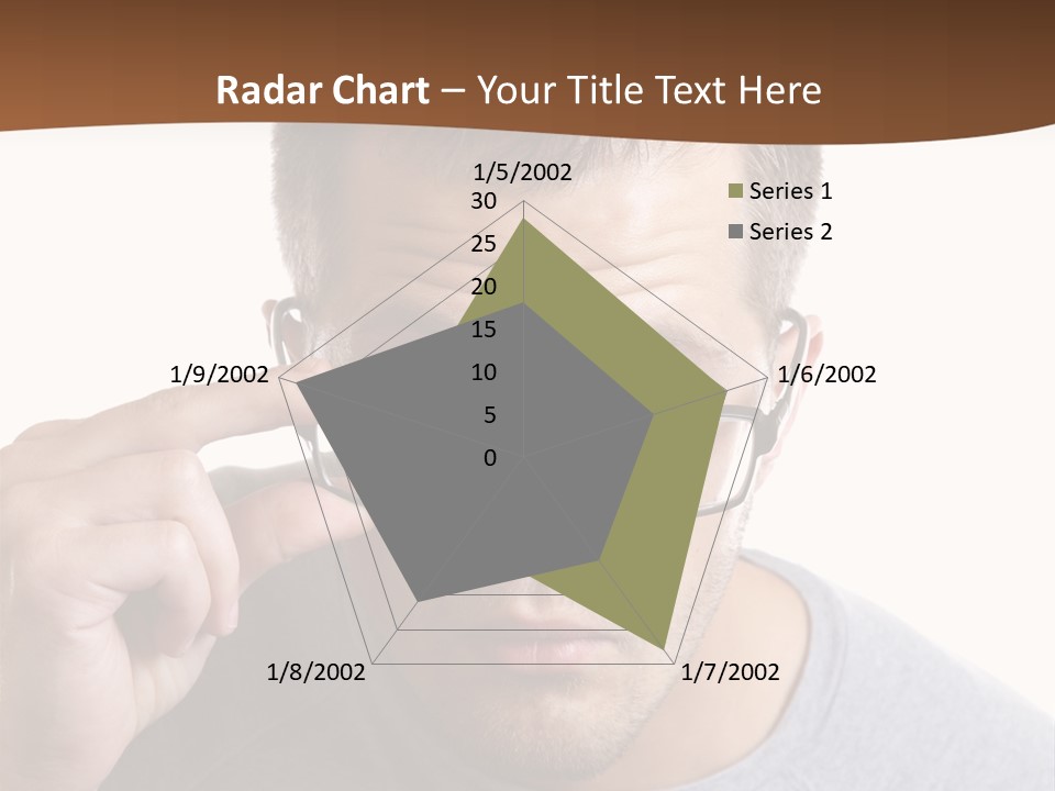 Losing Sight Portrait Human PowerPoint Template