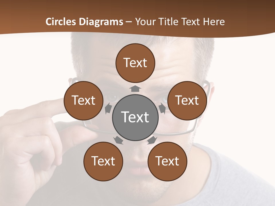 Losing Sight Portrait Human PowerPoint Template