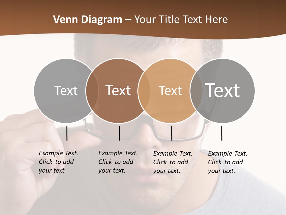 Losing Sight Portrait Human PowerPoint Template