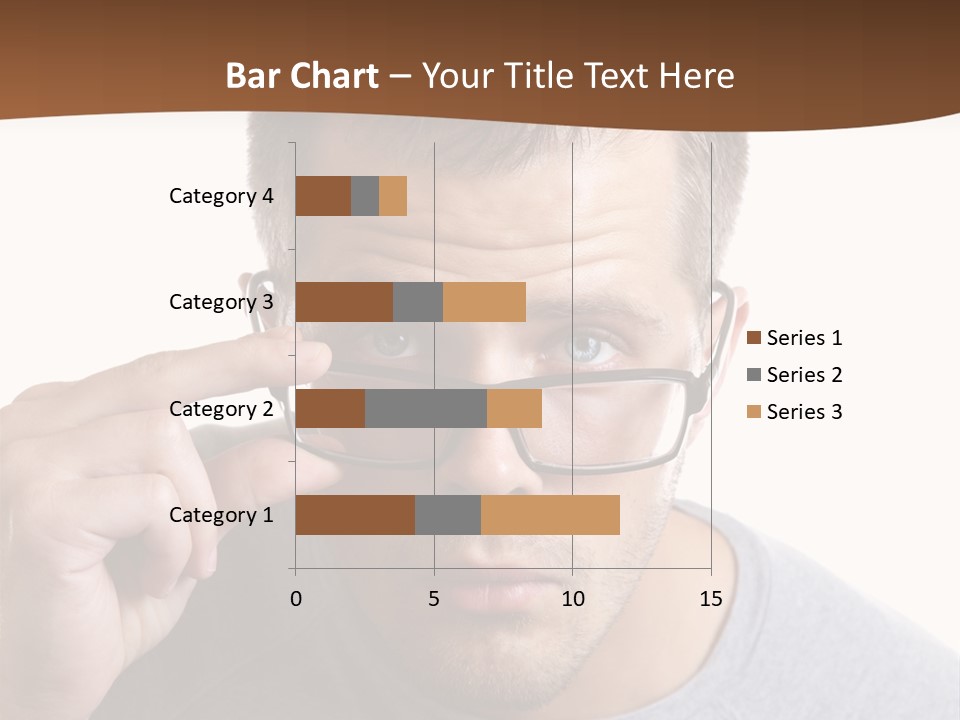 Losing Sight Portrait Human PowerPoint Template
