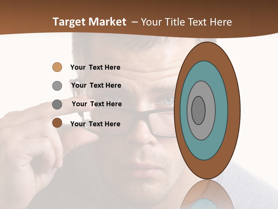 Losing Sight Portrait Human PowerPoint Template