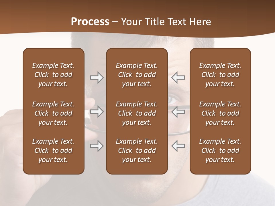 Losing Sight Portrait Human PowerPoint Template