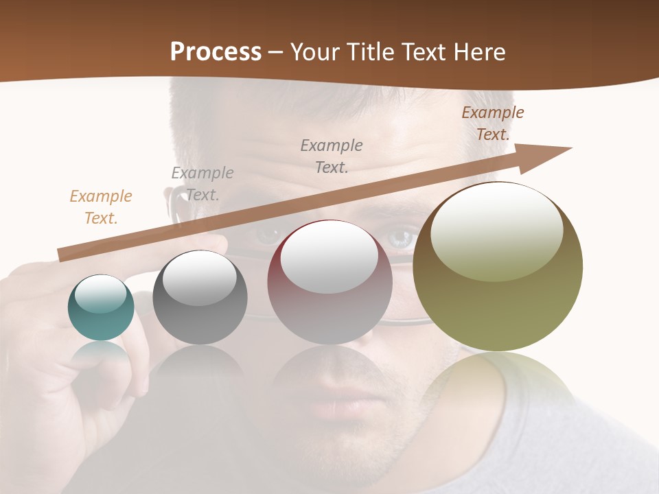 Losing Sight Portrait Human PowerPoint Template