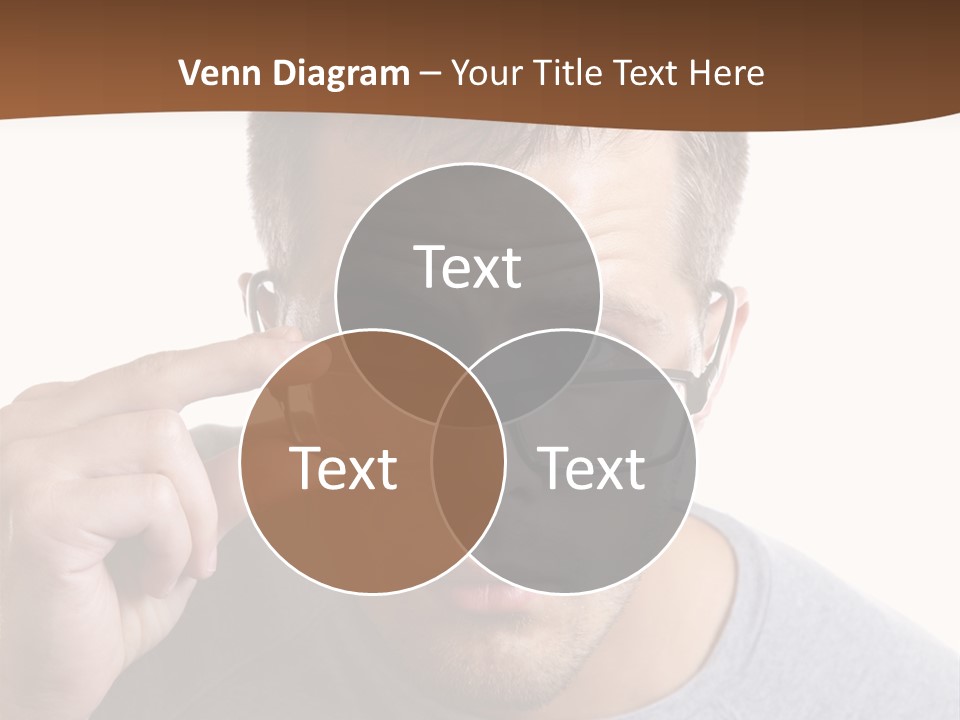 Losing Sight Portrait Human PowerPoint Template
