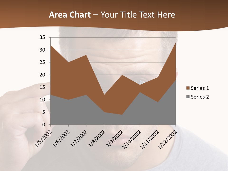 Losing Sight Portrait Human PowerPoint Template