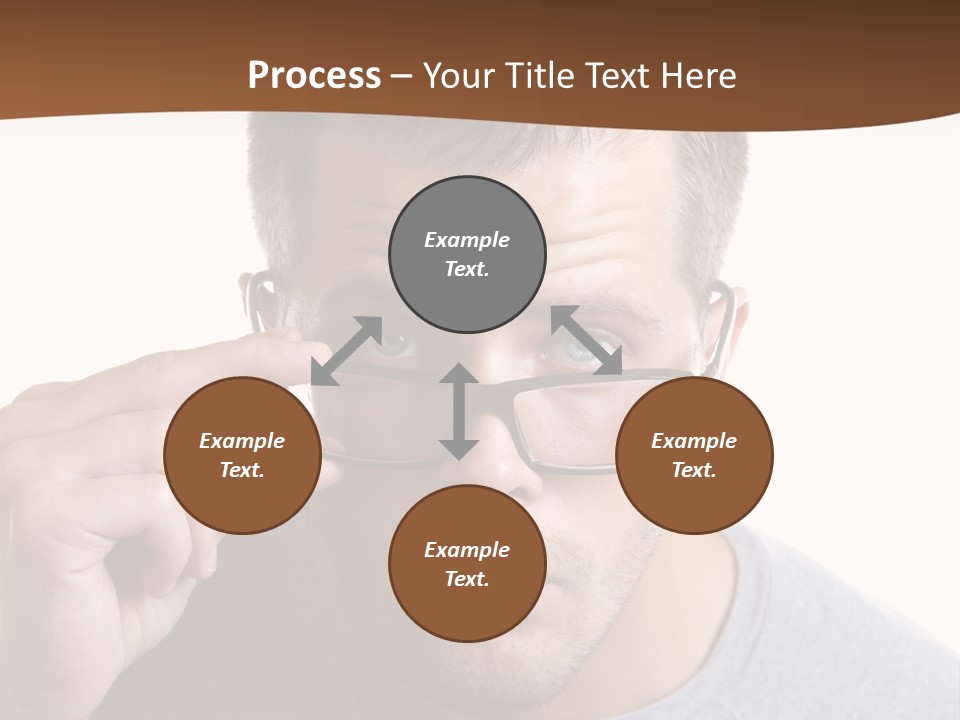 Losing Sight Portrait Human PowerPoint Template