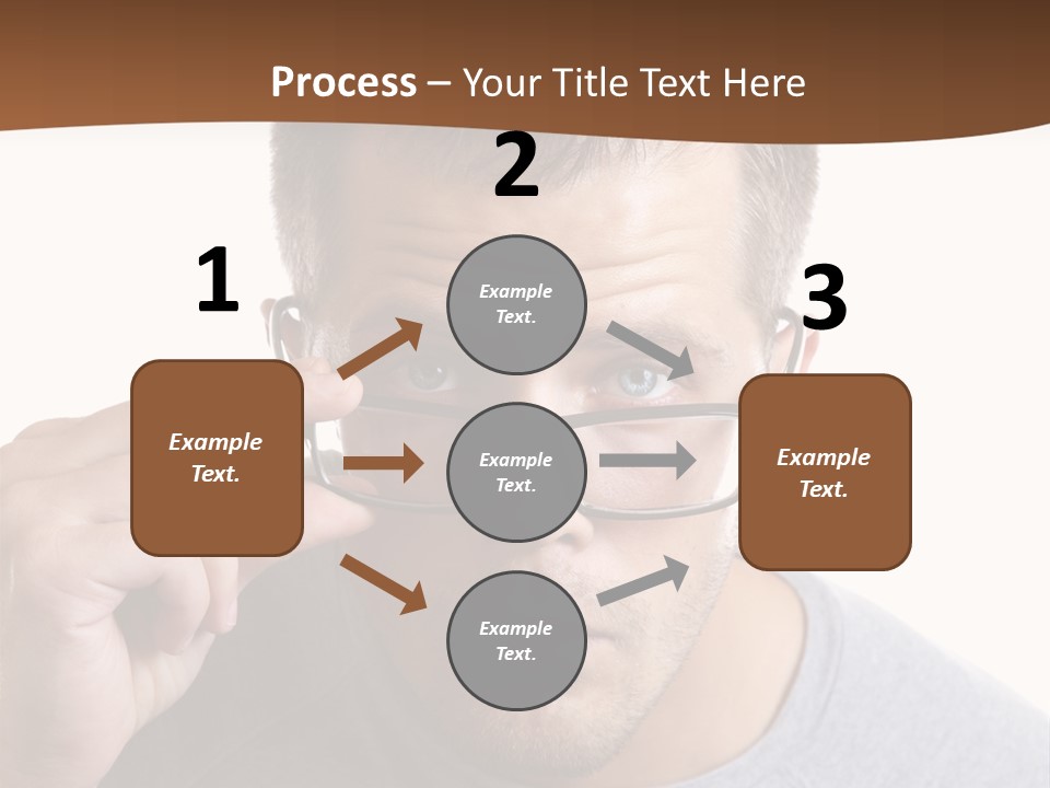 Losing Sight Portrait Human PowerPoint Template
