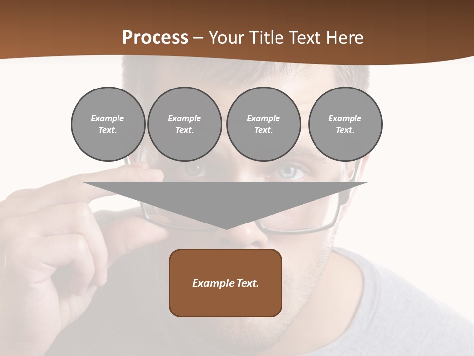 Losing Sight Portrait Human PowerPoint Template