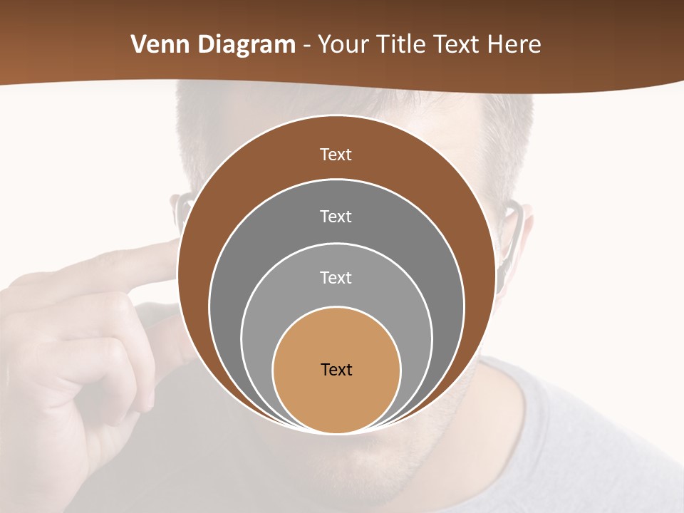 Losing Sight Portrait Human PowerPoint Template
