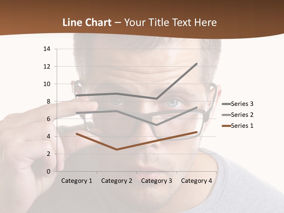 Losing Sight Portrait Human PowerPoint Template