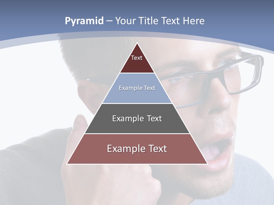 Head Casual Finger PowerPoint Template