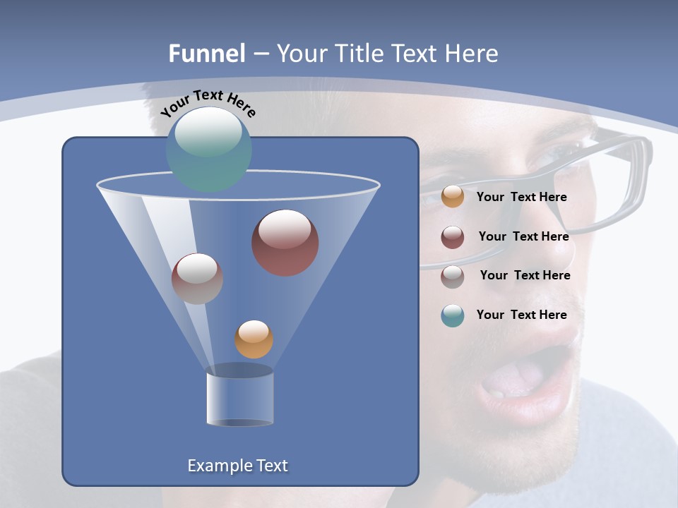Head Casual Finger PowerPoint Template