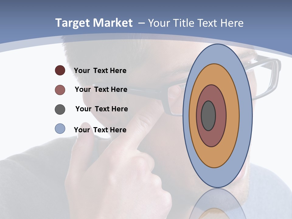 Head Casual Finger PowerPoint Template