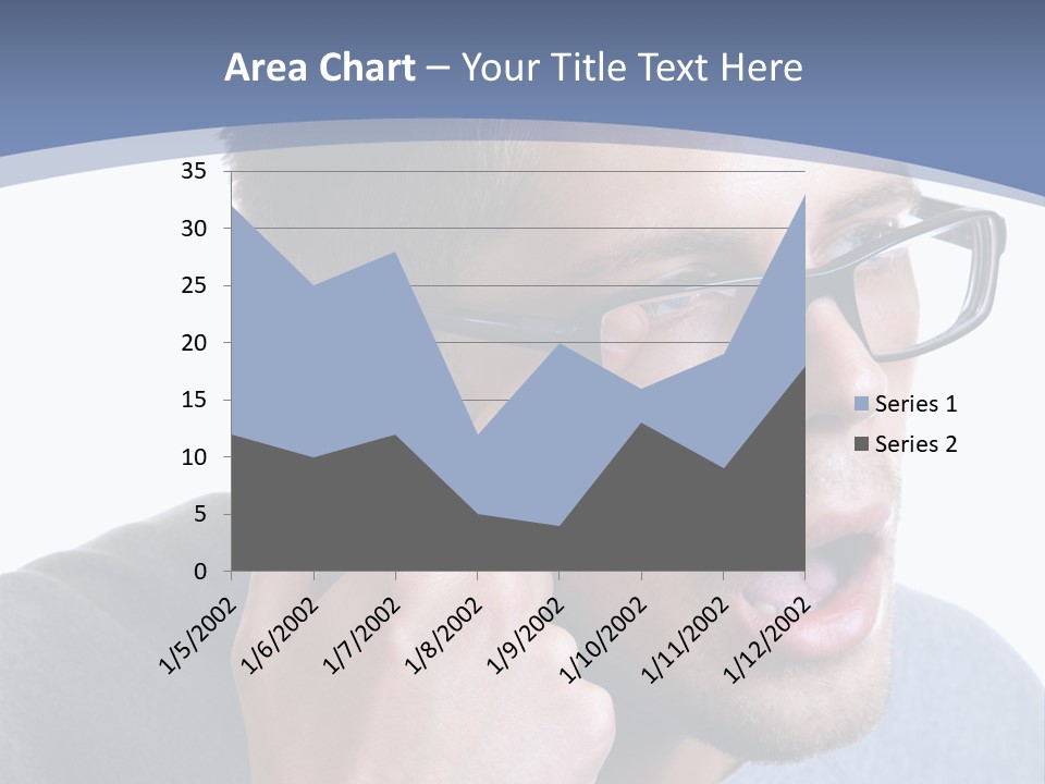 Head Casual Finger PowerPoint Template