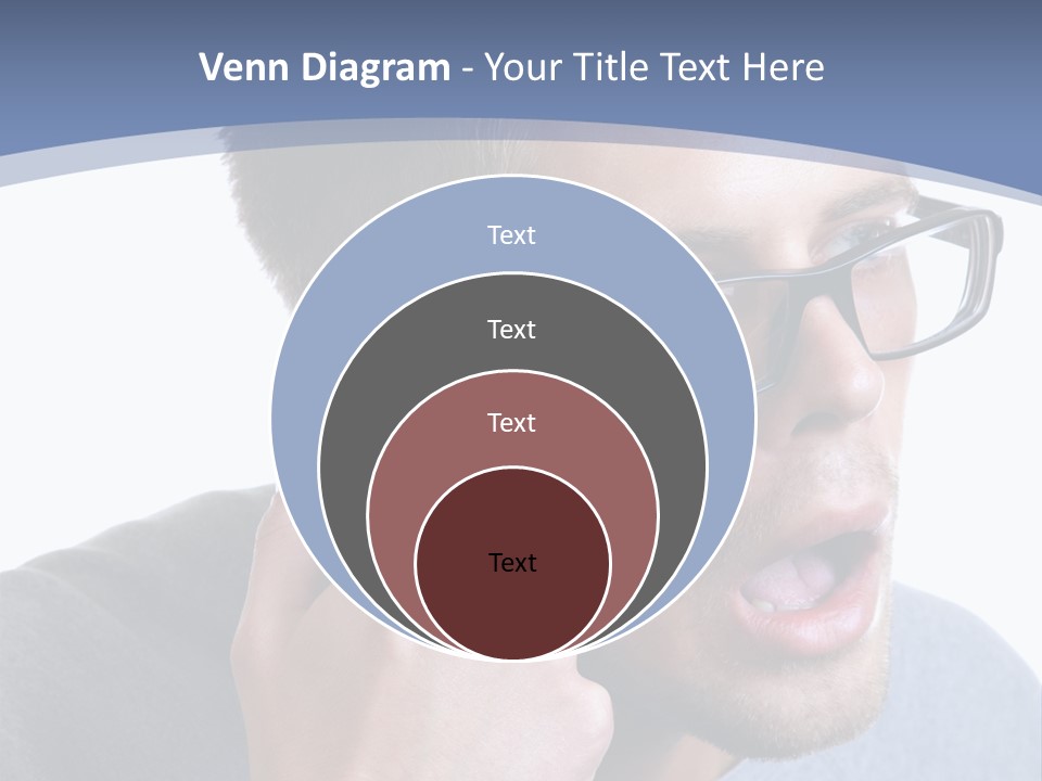 Head Casual Finger PowerPoint Template