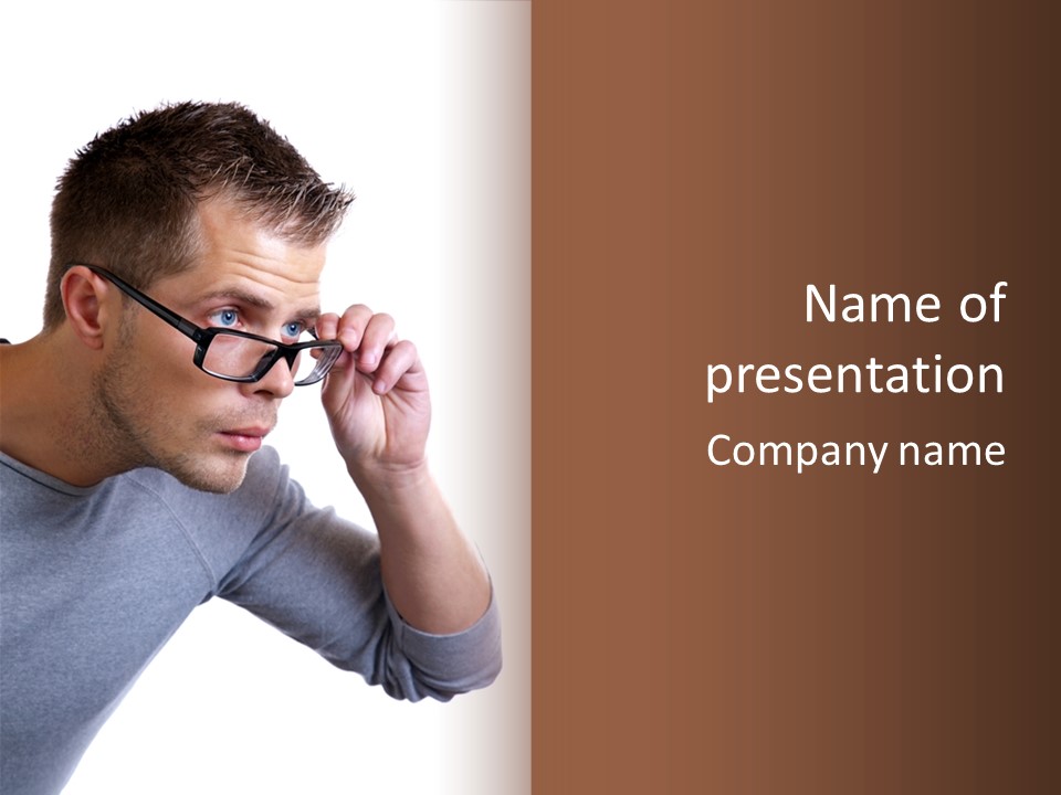 Lo Ing Ight People Hand PowerPoint Template