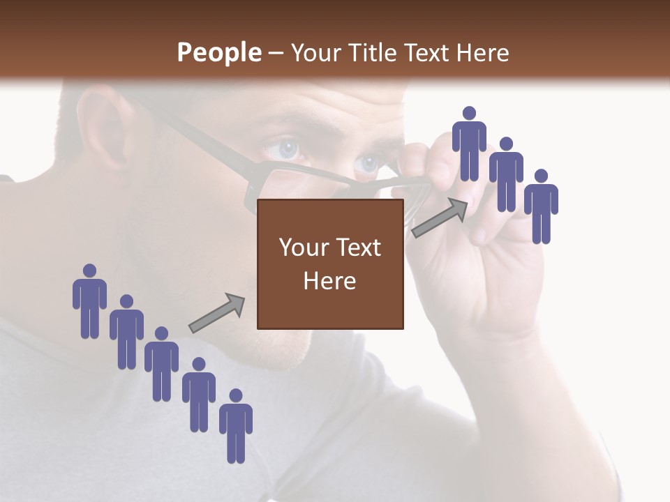 Lo Ing Ight People Hand PowerPoint Template