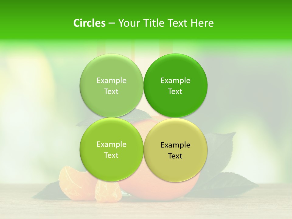 Table Healthy Ripe PowerPoint Template