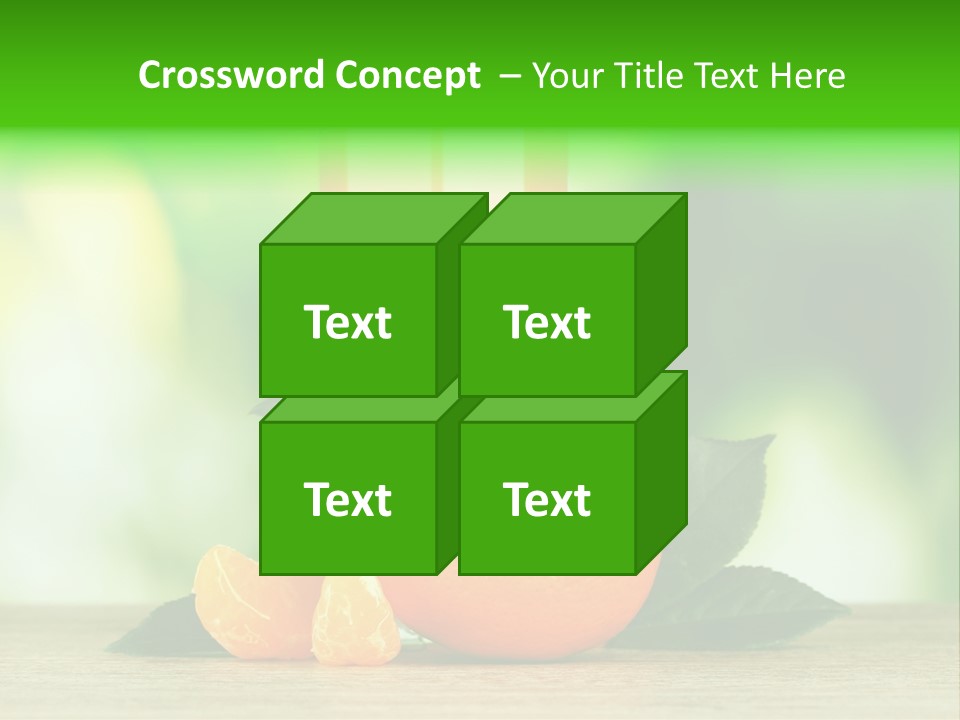 Table Healthy Ripe PowerPoint Template