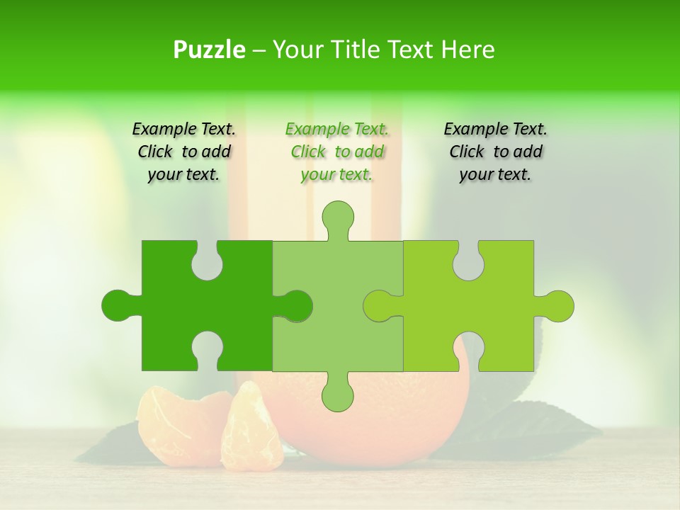 Table Healthy Ripe PowerPoint Template