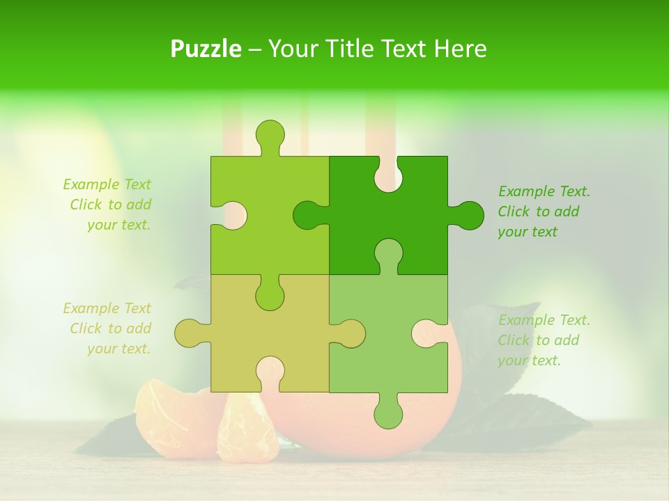 Table Healthy Ripe PowerPoint Template